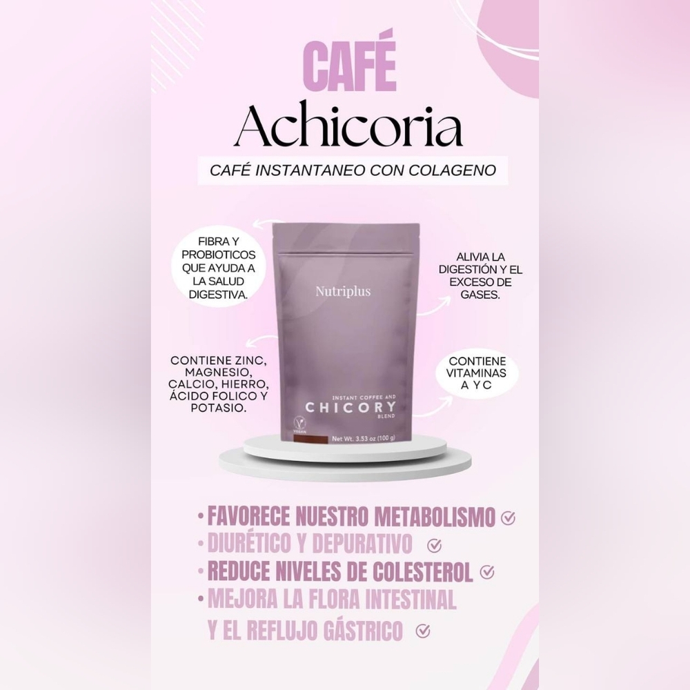 Farmasi NutriPlus Chicory Instant Coffee - Purple